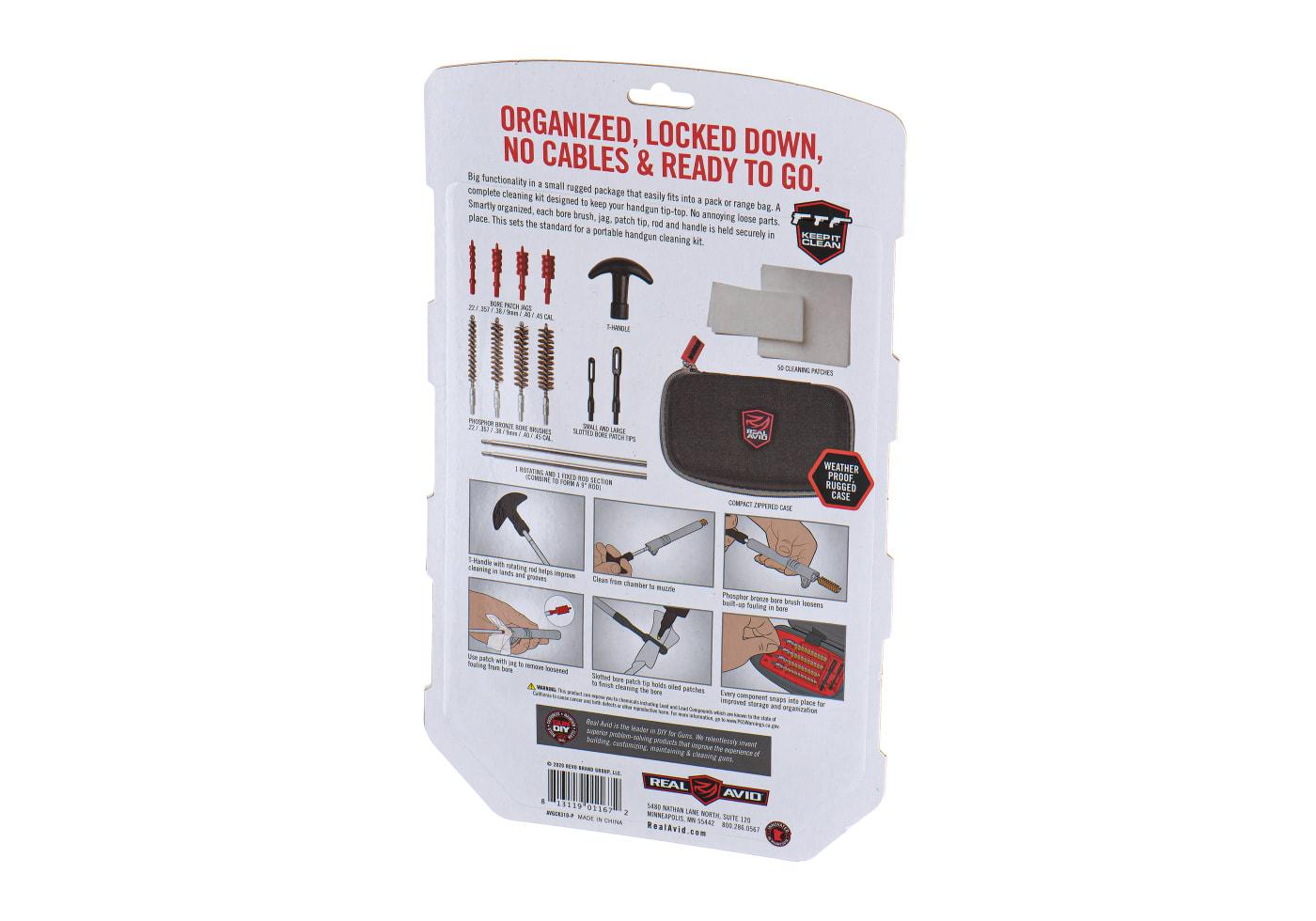 Real Avid Gun Boss Cleaning Kit Handgun