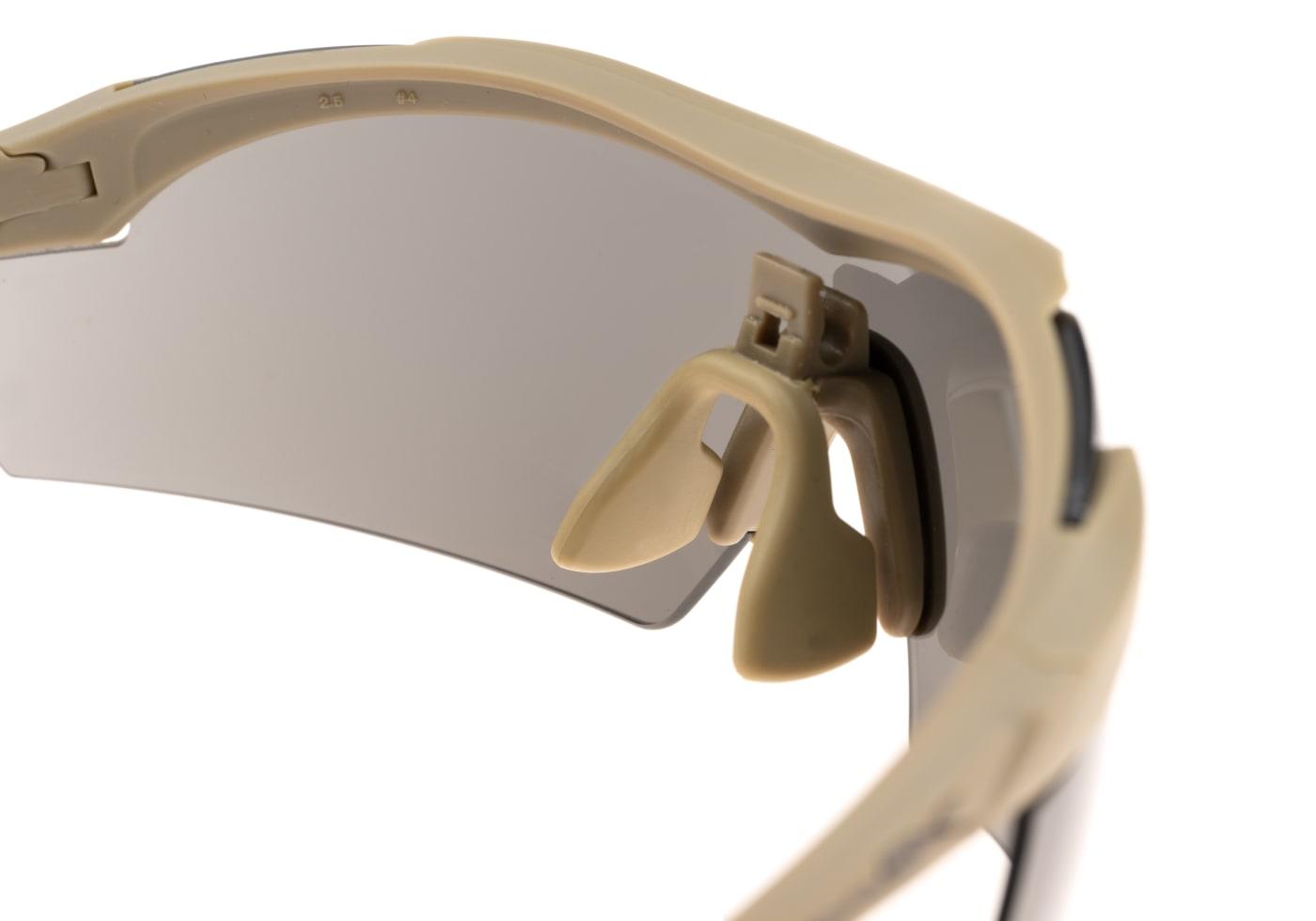 Wiley X WX Vapor 2.5 Comm Grey / Clear / Light Rust Tan