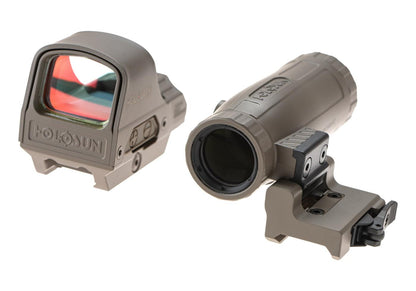 Holosun HS510C Solar Red Circle Dot Sight Combo with HM3X