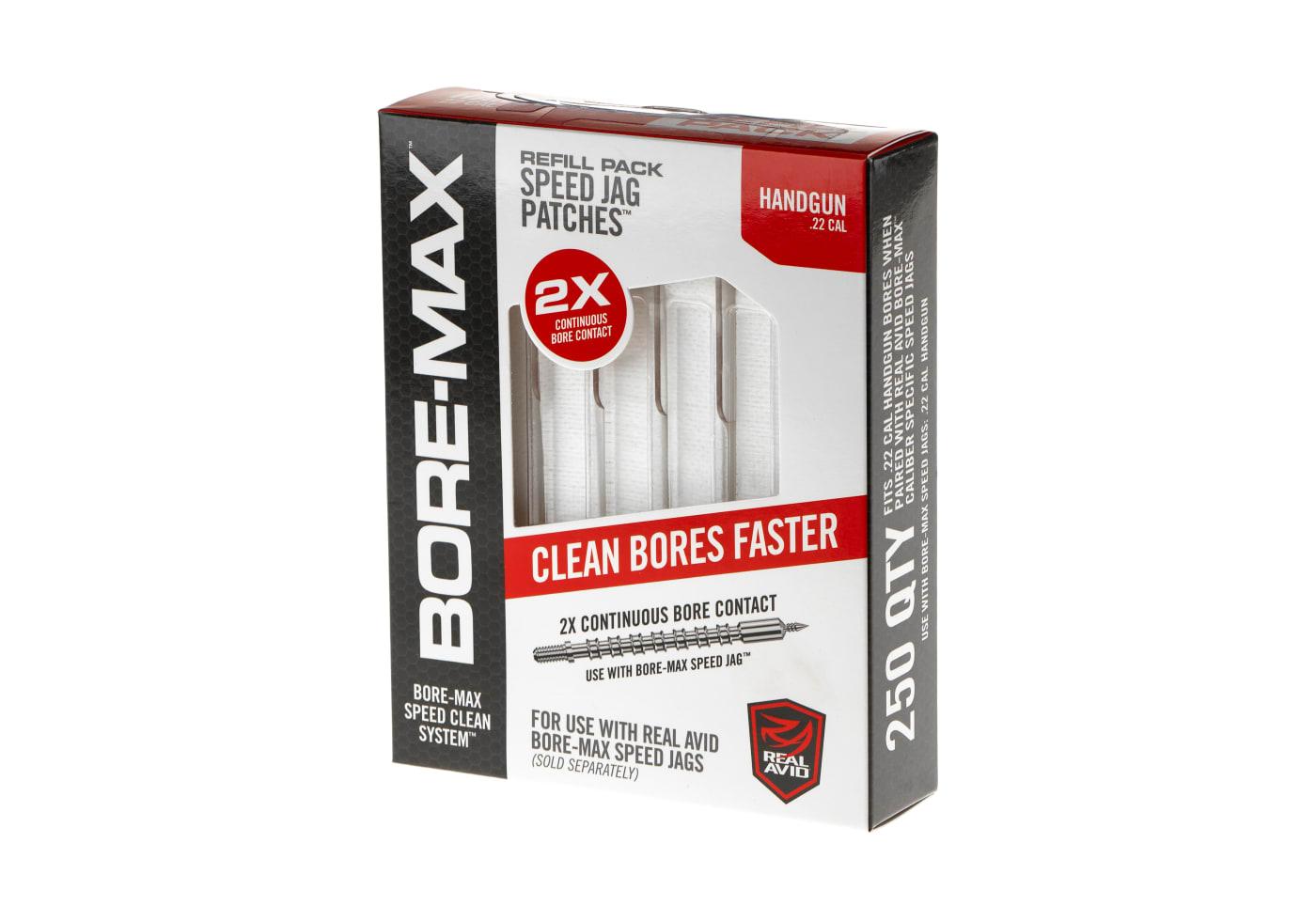 Real Avid Bore-Max Speed Jag Patches Refill - 8" .22