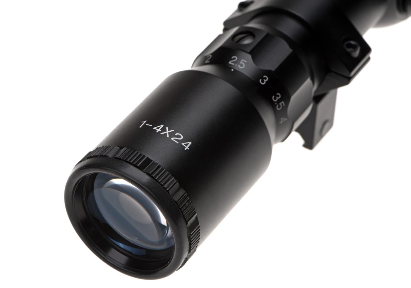 Aim-O 1-4x24 Tactical Scope Black