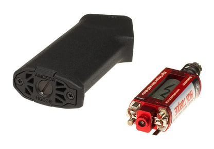 Ares High Torque Slim Motor + Amoeba Slim Pistol Grip Black