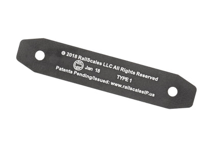 Metal Type M CNC Aluminium Rail Cover Short for M-LOK & Keymod Black