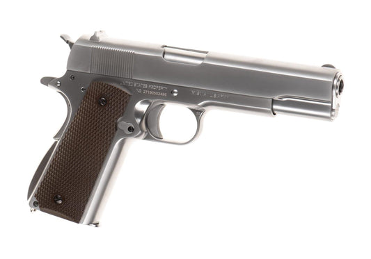 WE Colt M1911 Full Metal GBB Silver