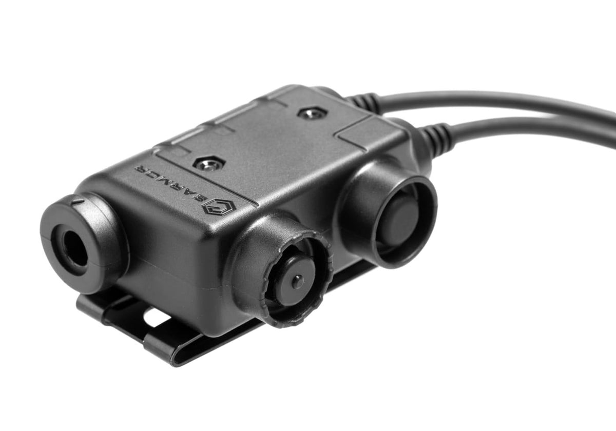 Earmor M56 Dual Comm Tactical PTT for 2x PRC Radios