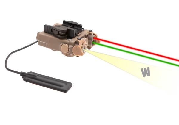 WADSN DBAL-A2 Illuminator / Laser Module Red + Green Dark Earth