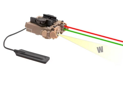 WADSN DBAL-A2 Illuminator / Laser Module Red + Green Dark Earth