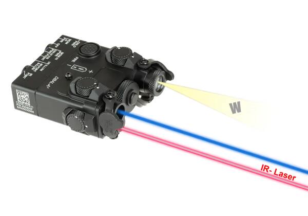 WADSN DBAL-A2 Illuminator / Laser Module Blue + IR Aluminium Black
