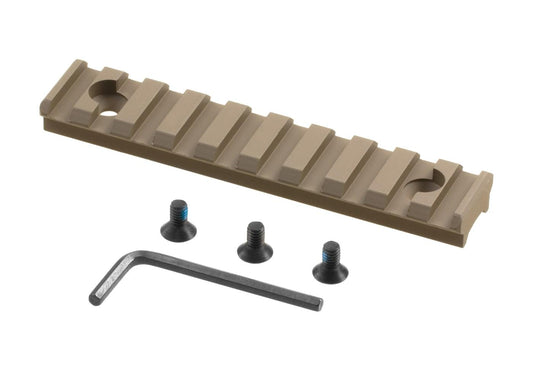 Leapers Picatinny Rail Section 10 Slots for Super Slim Handguard Dark Earth