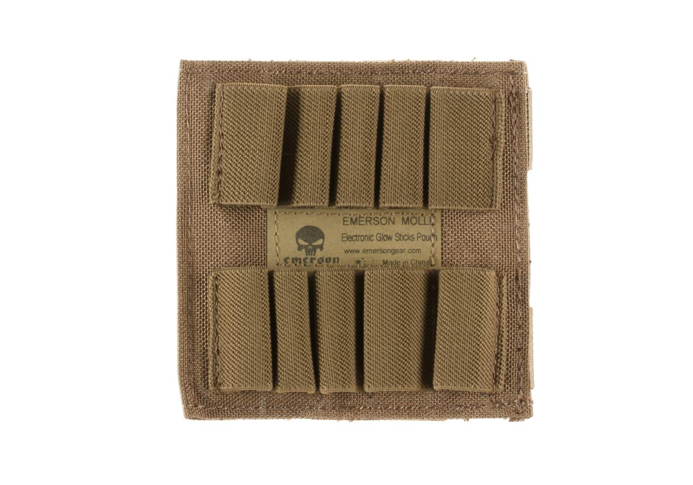 Emerson Light Stick Holder MOLLE Coyote