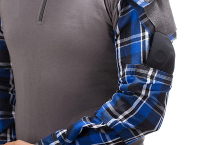Invader Gear Flannel Combat Shirt Blue