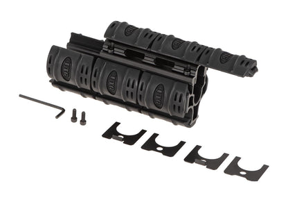 Leapers AK47 Quad Rail Handguard Black