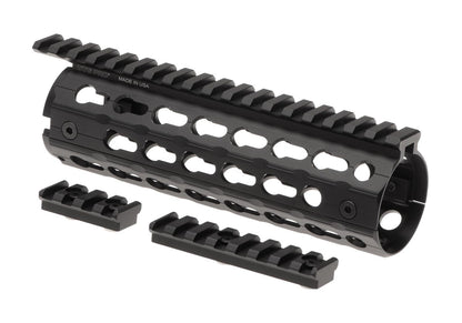 Leapers AR-15 7.2 Inch Super Slim Drop In Handguard Keymod Black