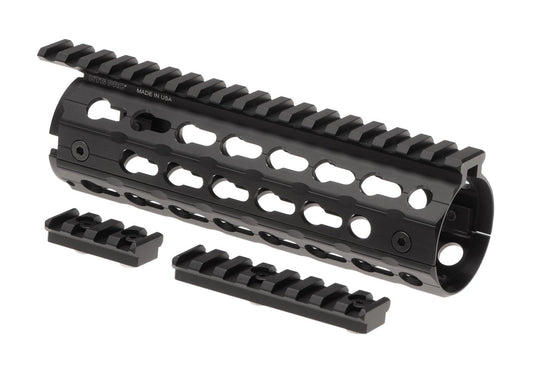 Leapers AR-15 7.2 Inch Super Slim Drop In Handguard Keymod Black