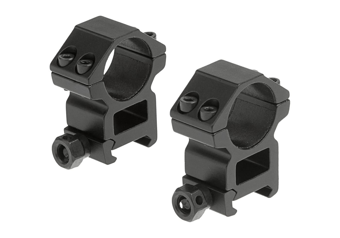 Leapers 25.4mm Mount Rings High Black