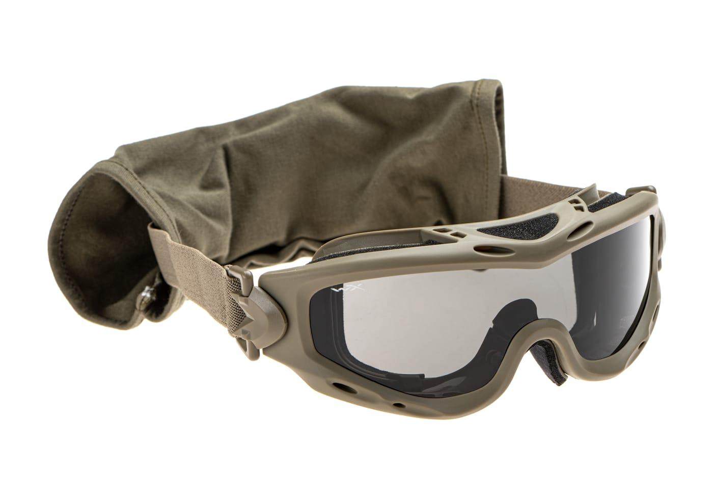 Wiley X Spear Goggle Grey / Clear / Light Rust Tan