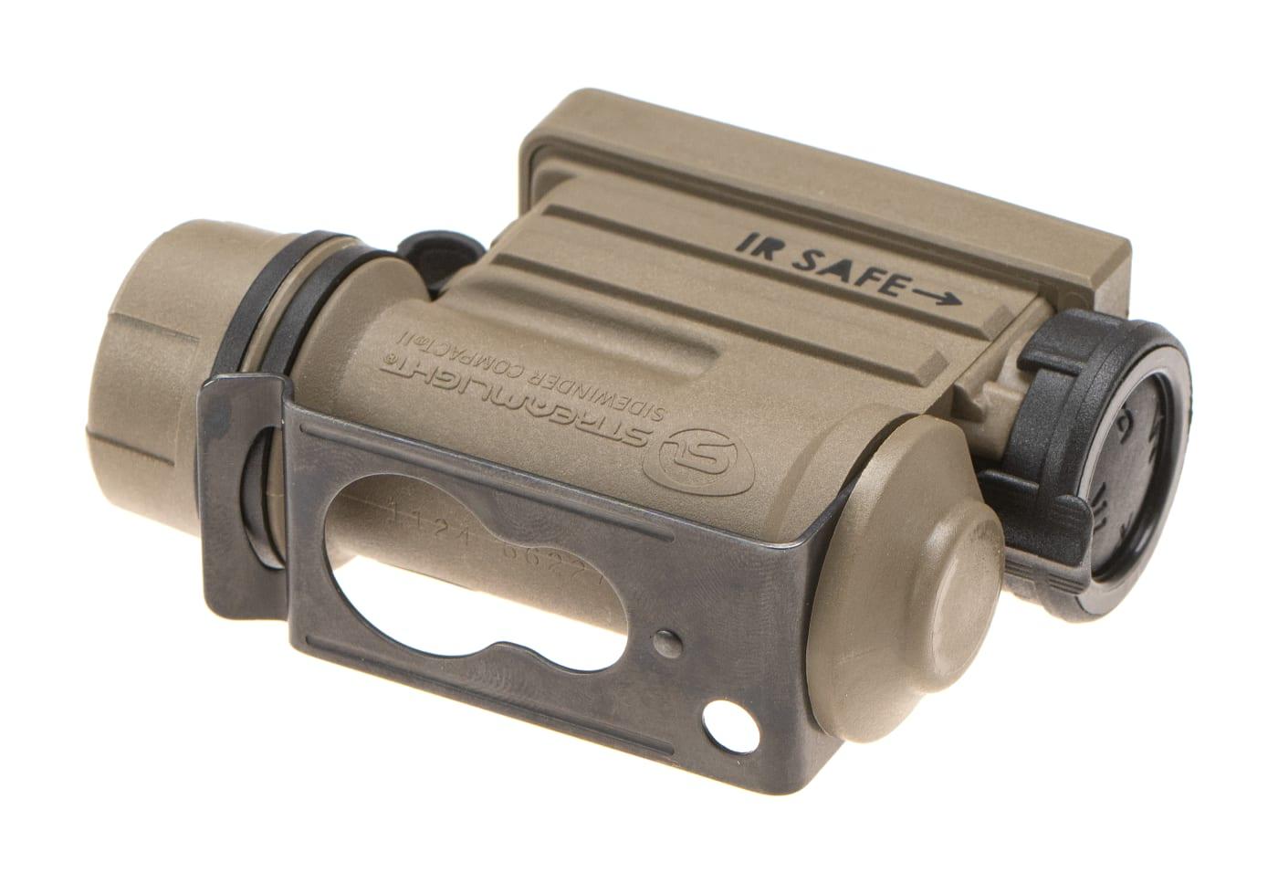 Streamlight Sidewinder Compact II Military Model Flashlight White / Red / Blue / IR Light Coyote