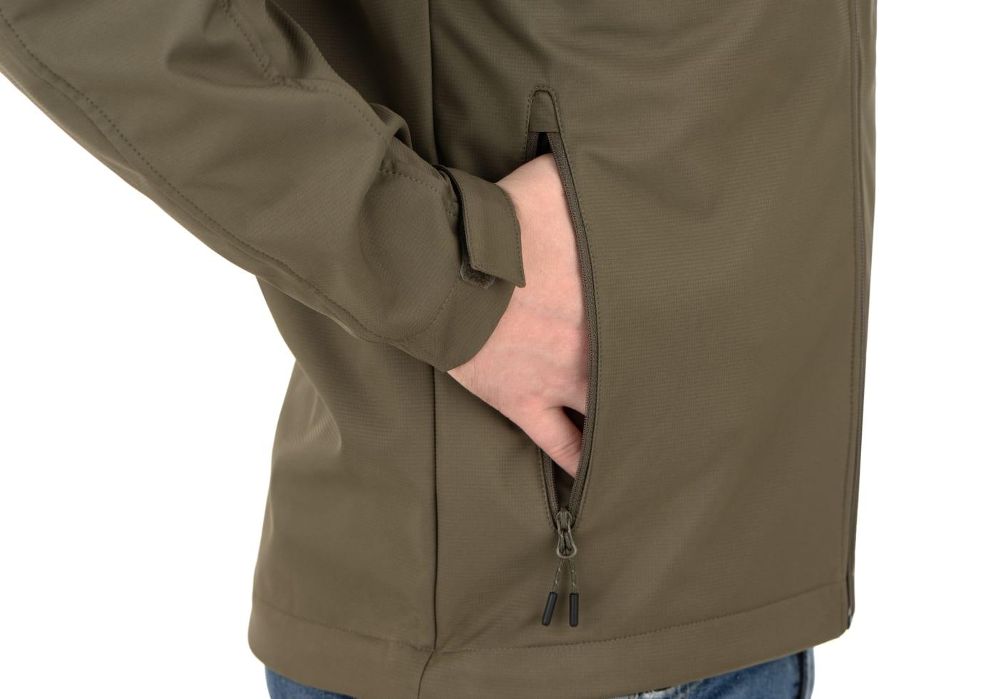 Outrider ED Softshell Hoody Stonegrey Olive