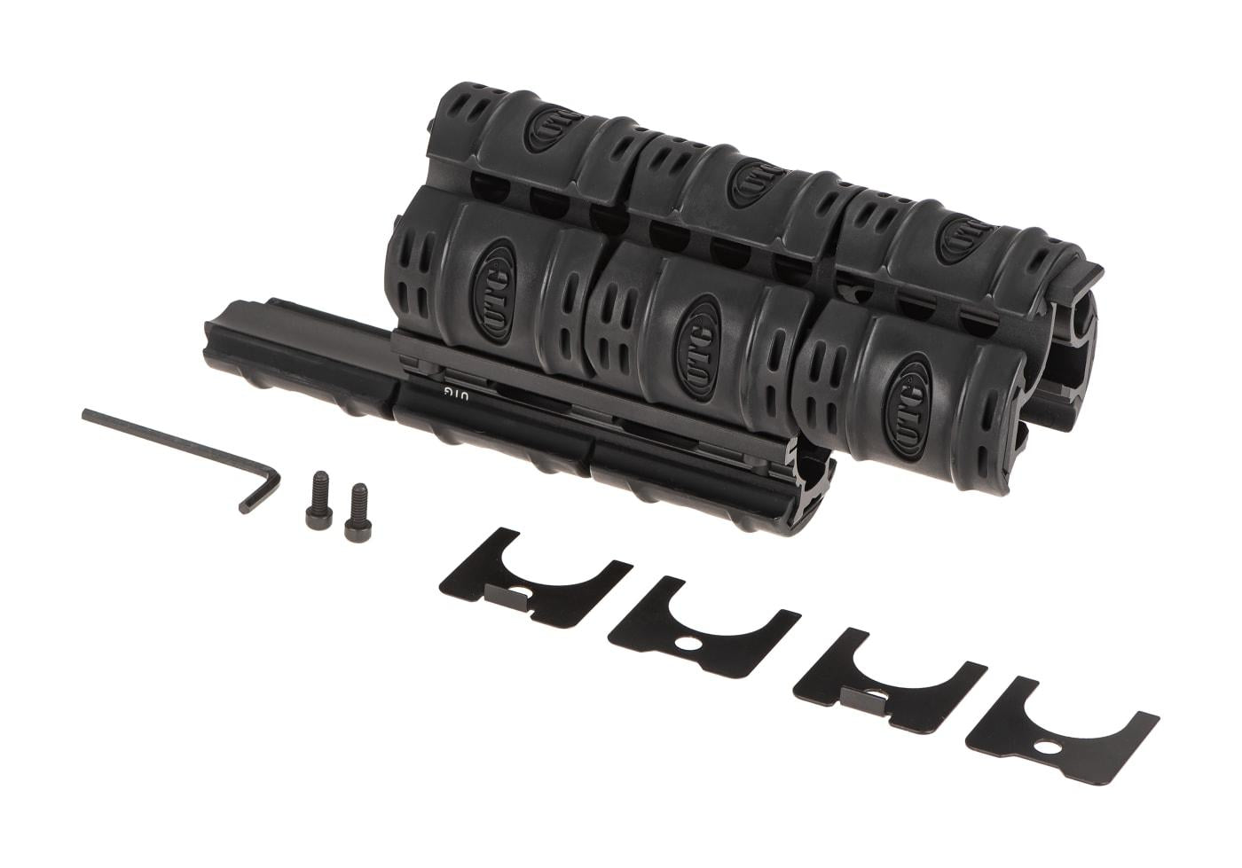 Leapers AK47 Quad Rail Handguard Black
