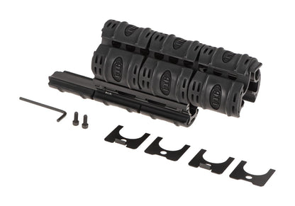 Leapers AK47 Quad Rail Handguard Black