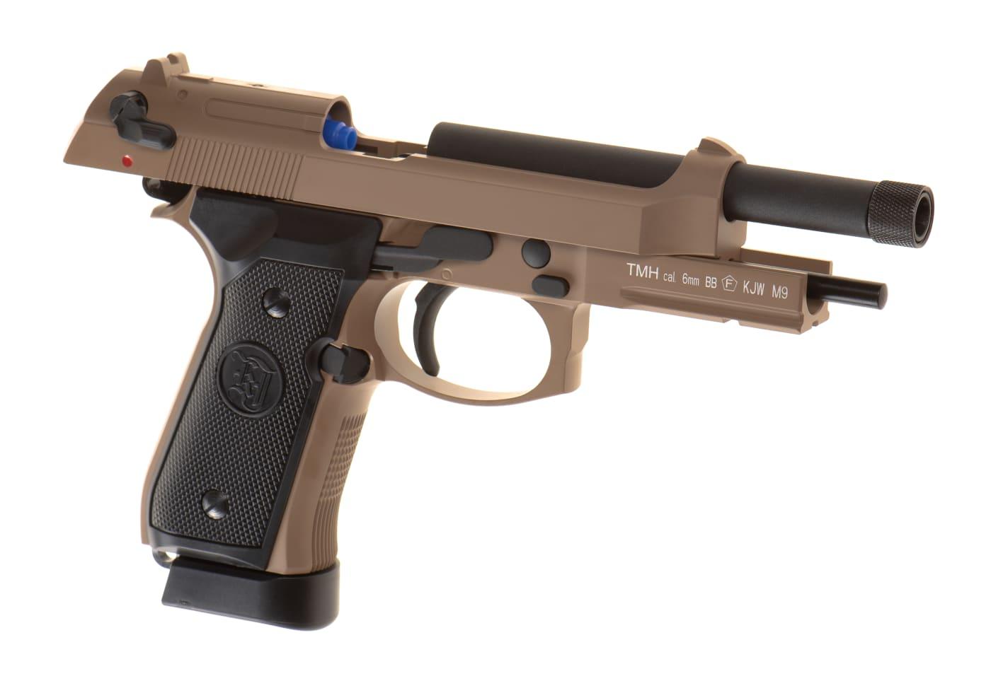 KJW M9 A1 TBC Full Metal Co2 Pistol Tan