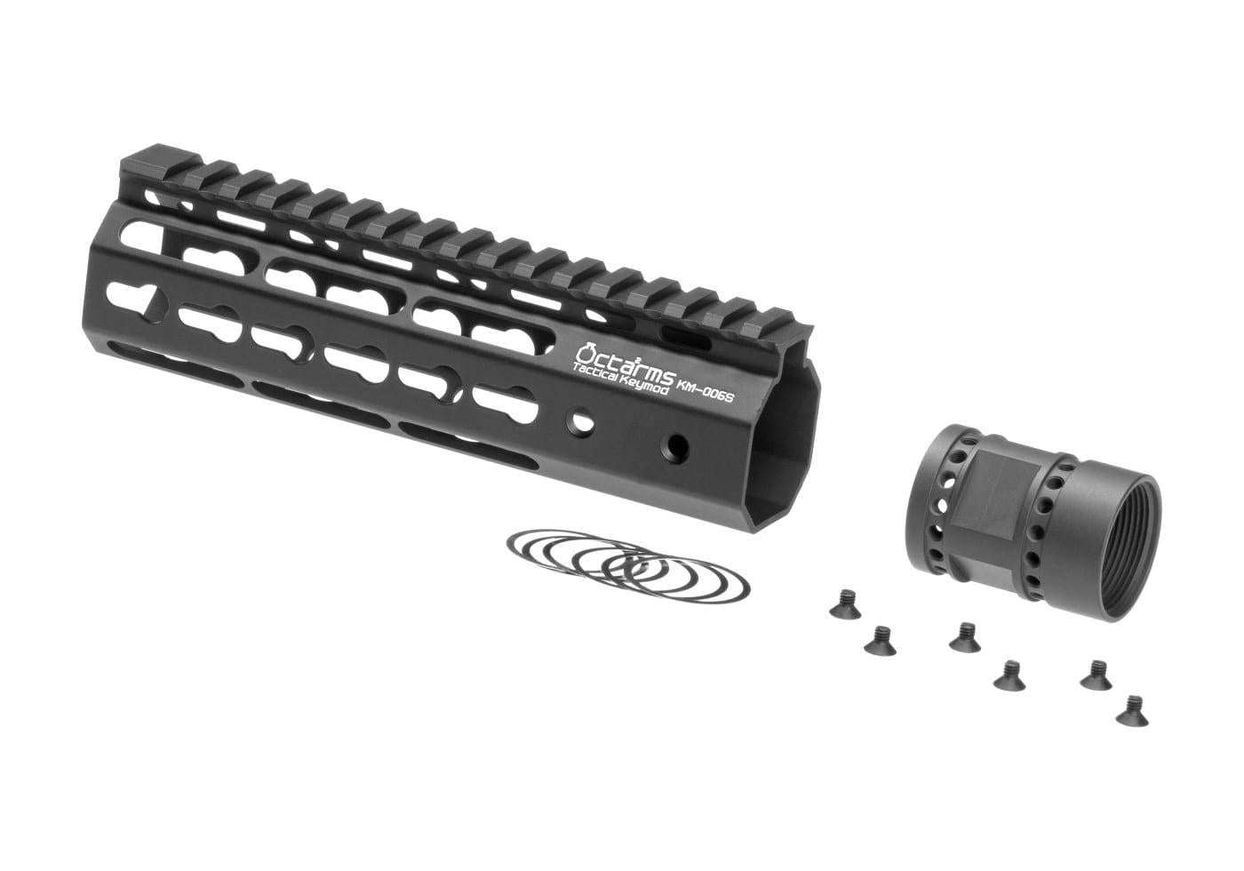 Ares 7 Inch Keymod Handguard Set Black