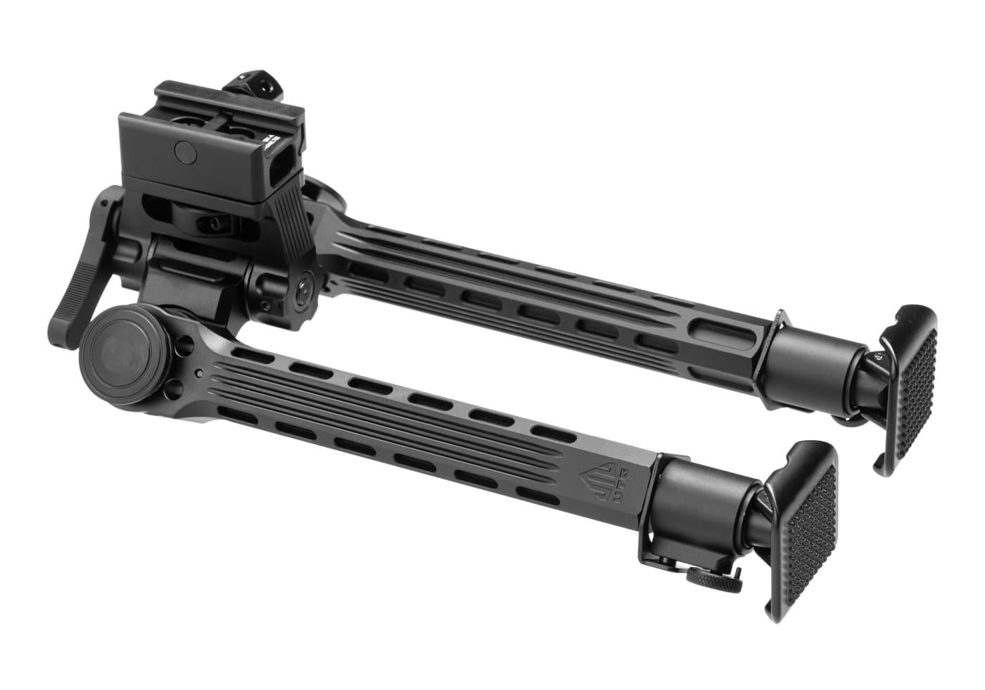 Leapers Big Bore Full Stability 9.4-14.0 Inch Center Height Bipod Black
