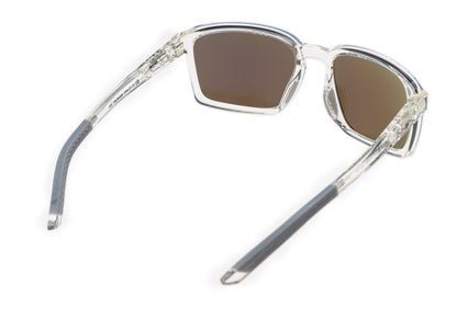 Wiley X WX Alfa Captivate Polarized Blue Mirror Transparent