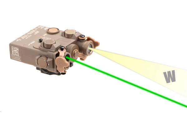 WADSN DBAL-A2 Illuminator / Laser Module Green Dark Earth