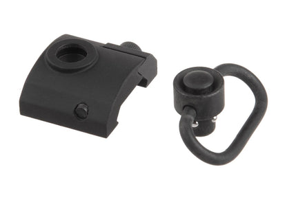 Metal GS Type QD Sling Swivel Rail Mount Black