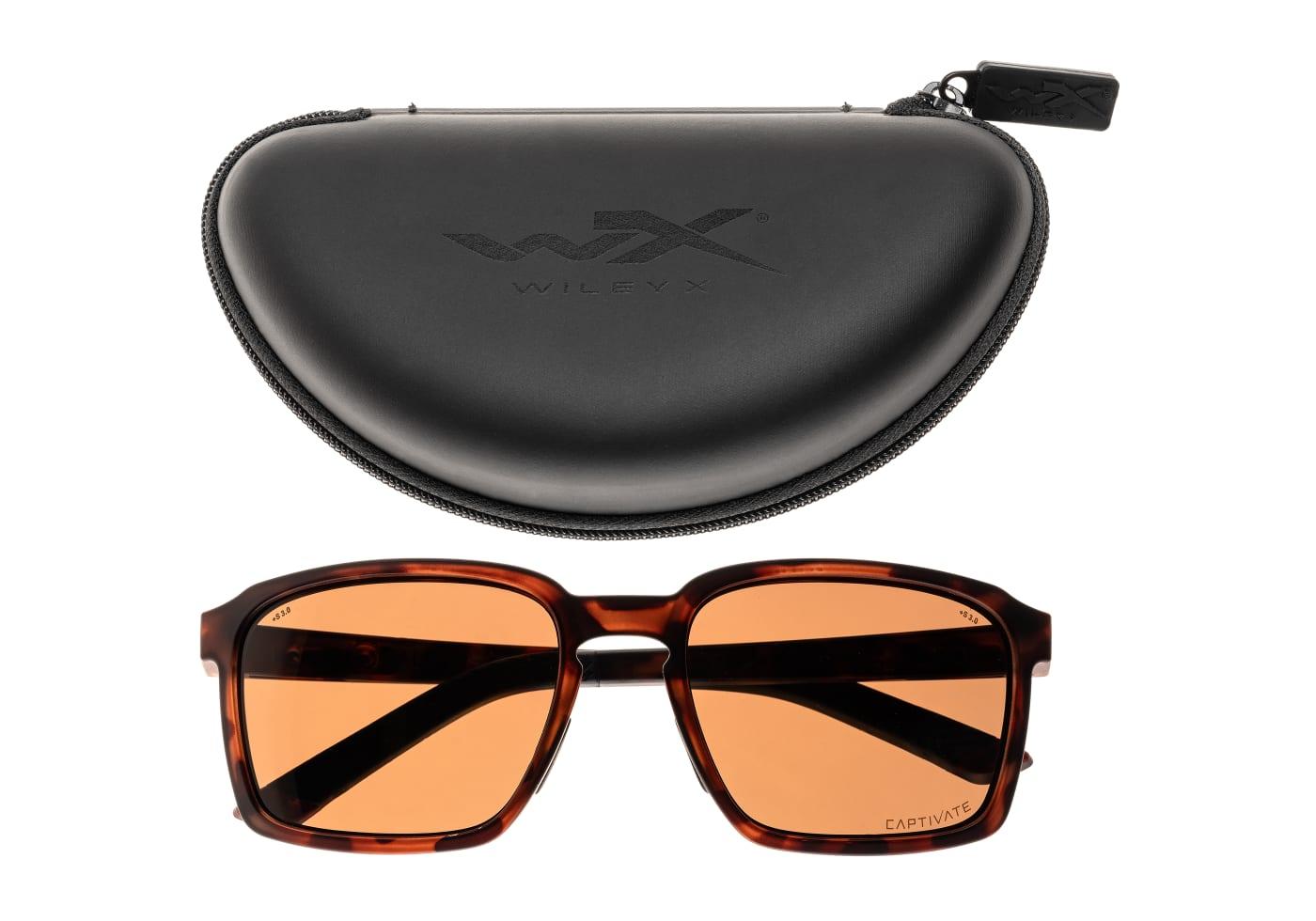 Wiley X WX Alfa Captivate Polarized Brown