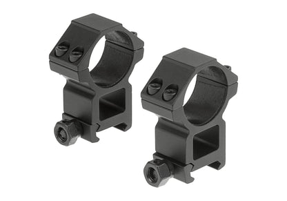Leapers 30mm Mount Rings High Black