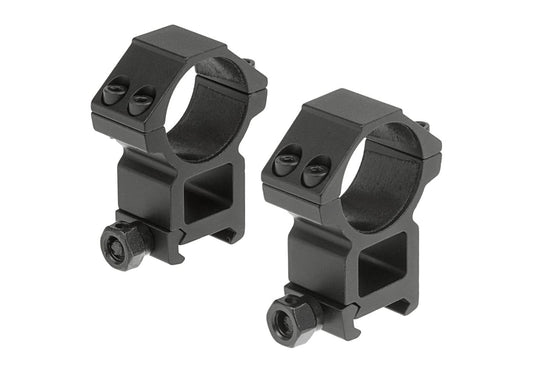 Leapers 30mm Mount Rings High Black