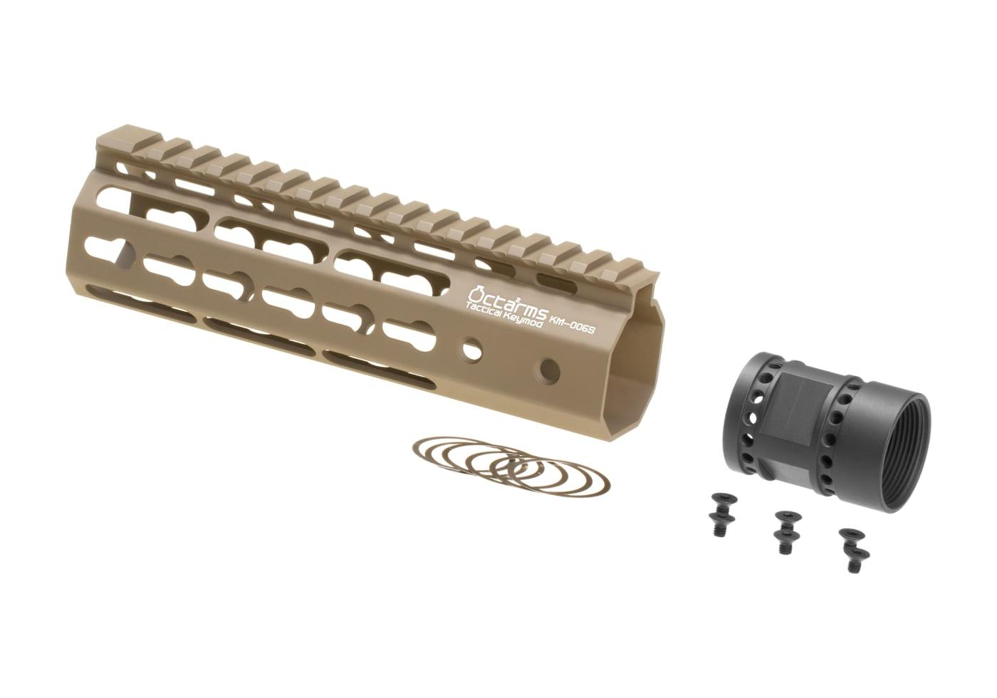Ares 7 Inch Keymod Handguard Set Desert