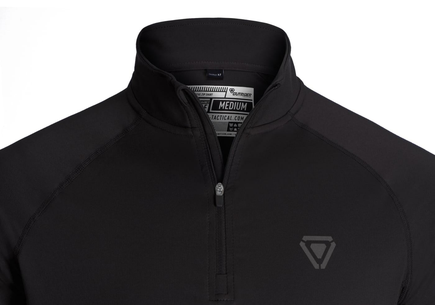 Outrider T.O.R.D. Long Sleeve Zip Shirt Black