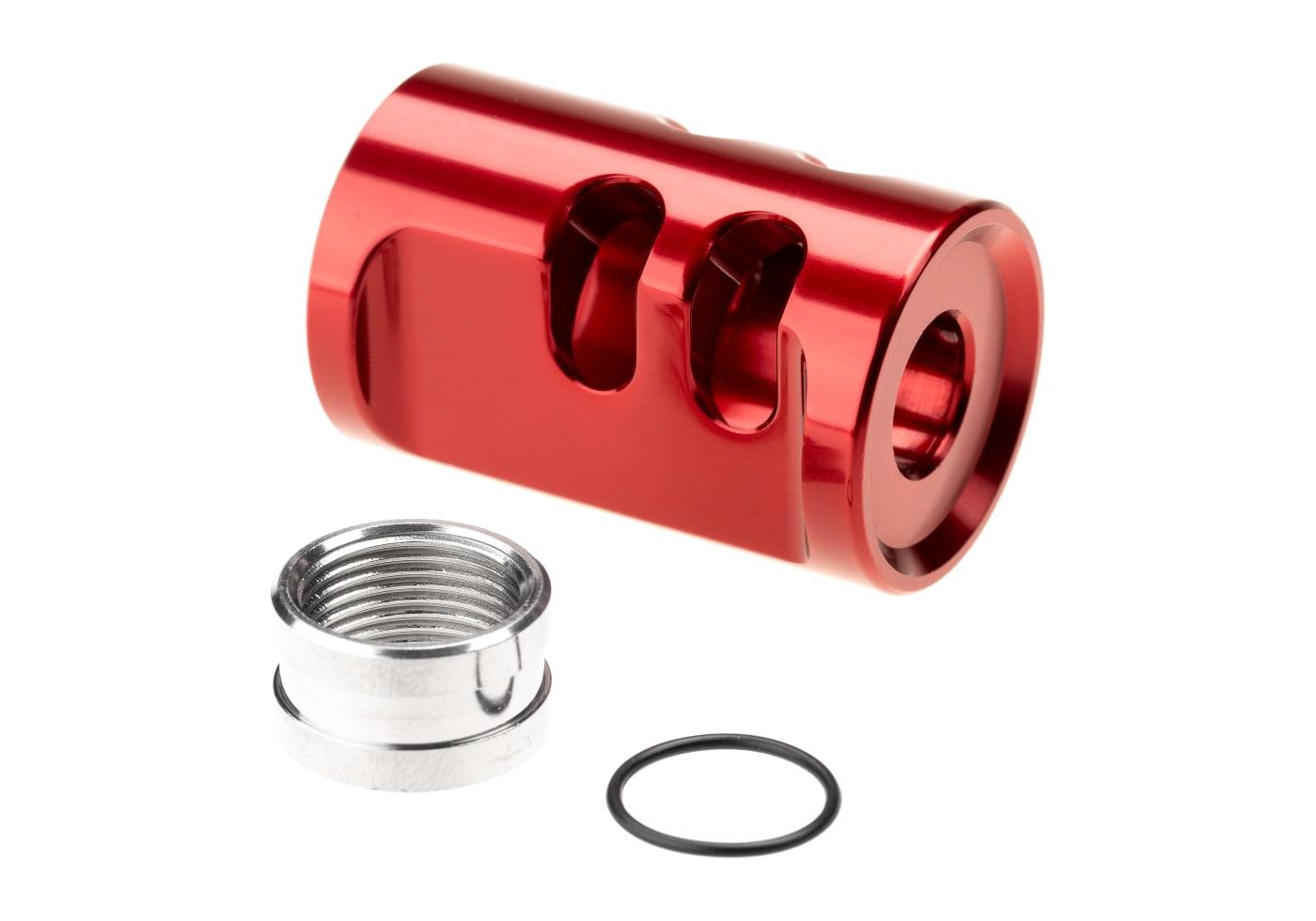 TTI Airsoft AAP01 Type-A Compensator 14mm CCW Red