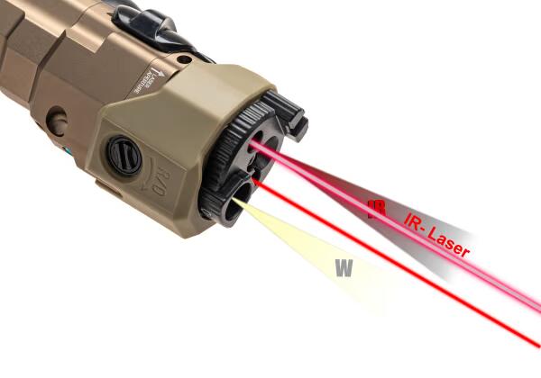 WADSN MAWL-C1+ Visible LED + IR LED + Red Laser Dark Earth