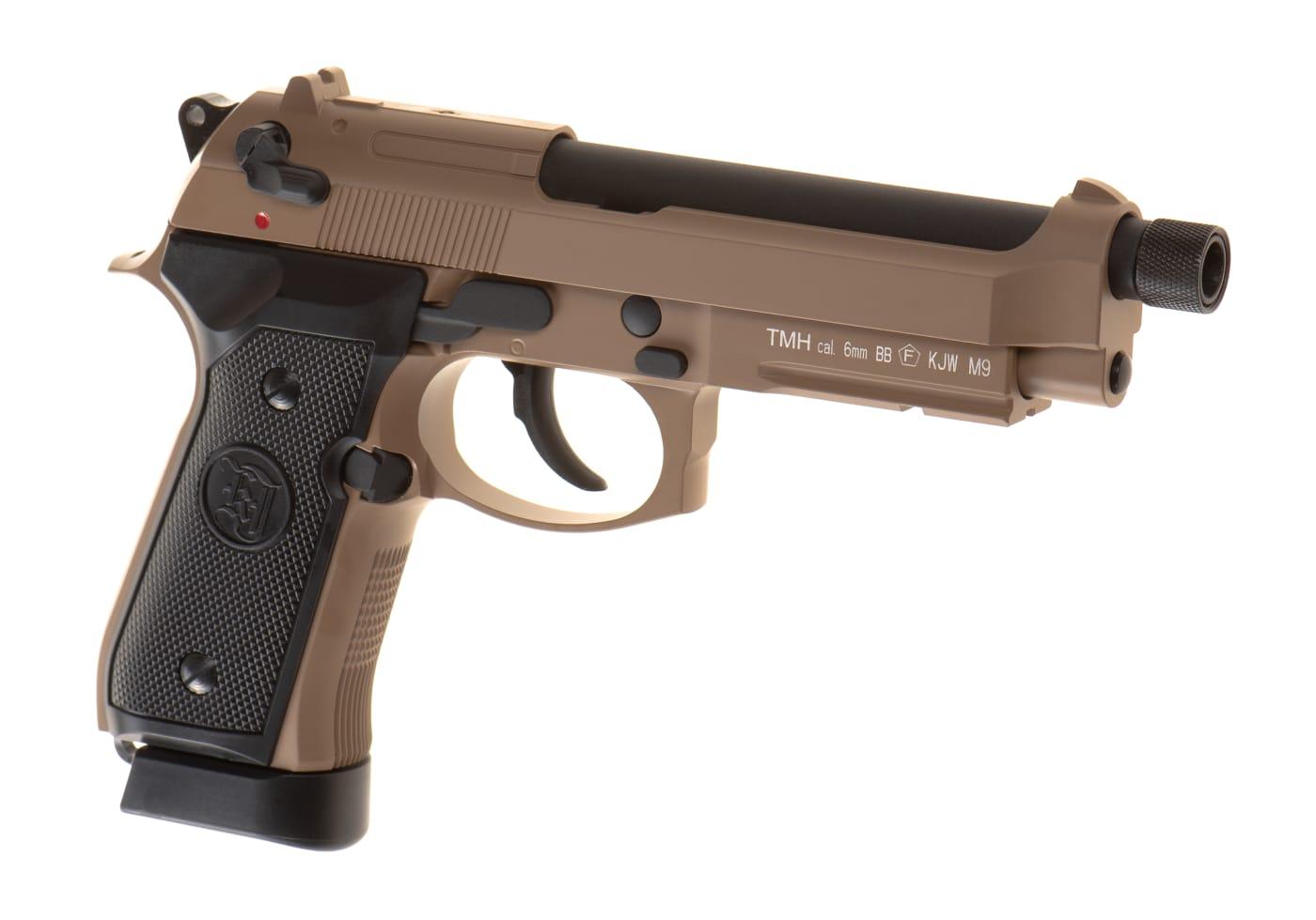 KJW M9 A1 TBC Full Metal Co2 Pistol Tan