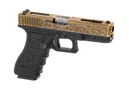 WE WE18C Etched Metal Version GBB Gold