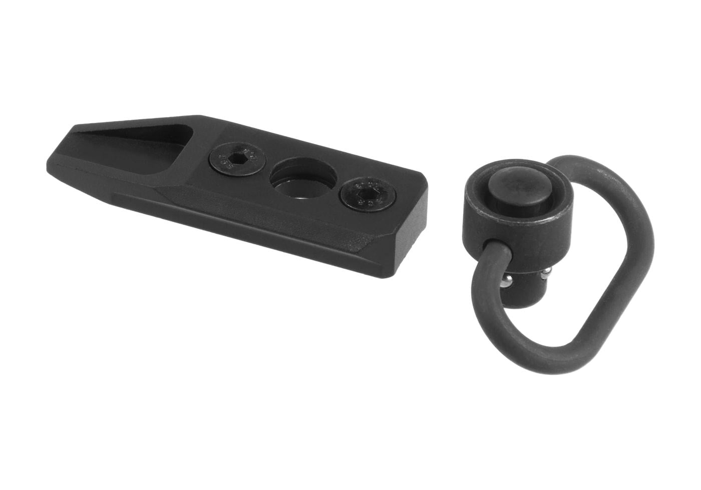 Metal Push Button Sling Mount for Keymod Black