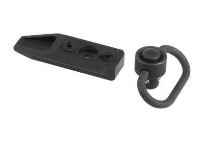 Metal Push Button Sling Mount for Keymod Black
