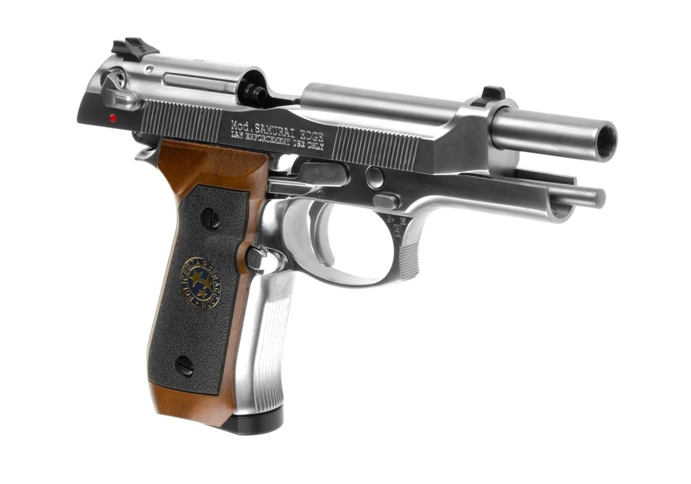 WE M92 Samurai Edge Biohazard Full Metal Co2 Silver