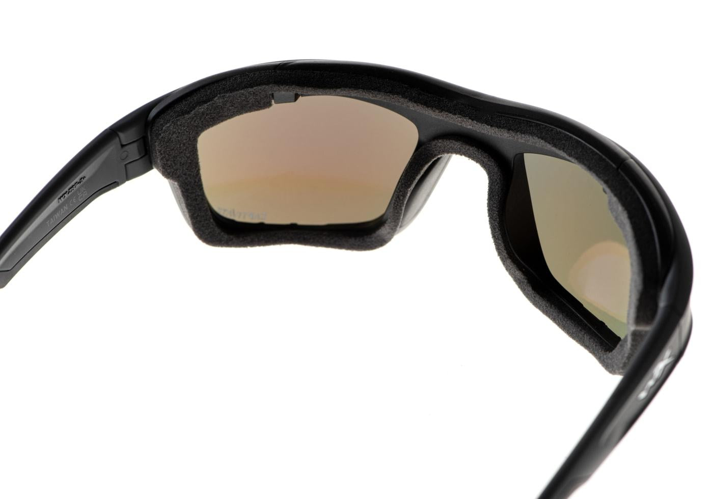 Wiley X WX Ozone Captivate Polarized Blue Mirror Grey
