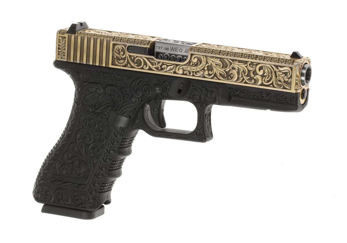 WE WE17 Etched Metal Version GBB Gold