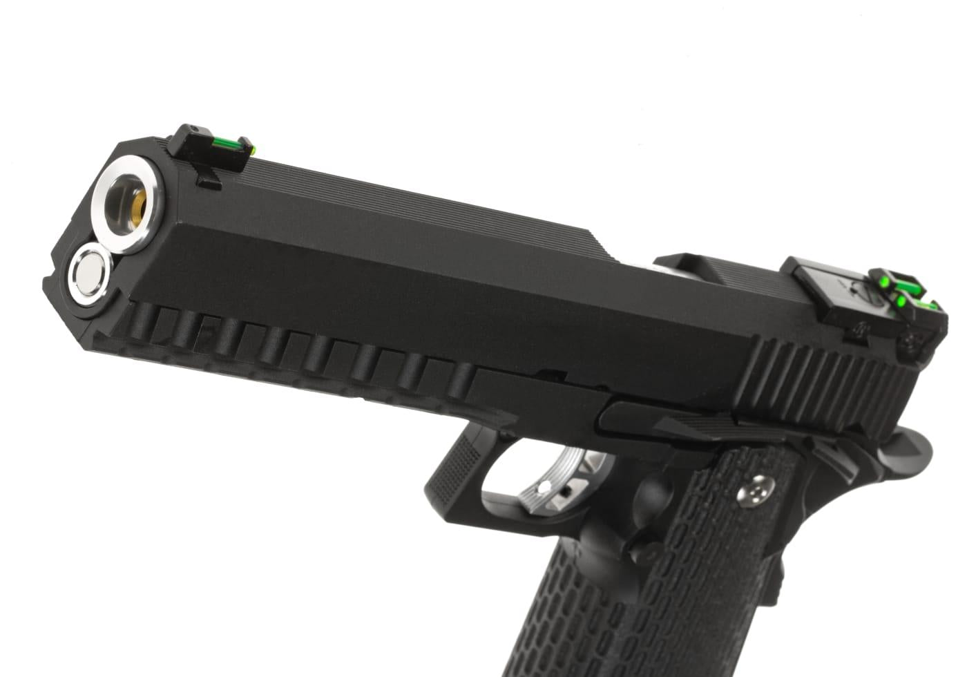 KJW Hi-Capa 6 Full Metal GBB Pistol Black