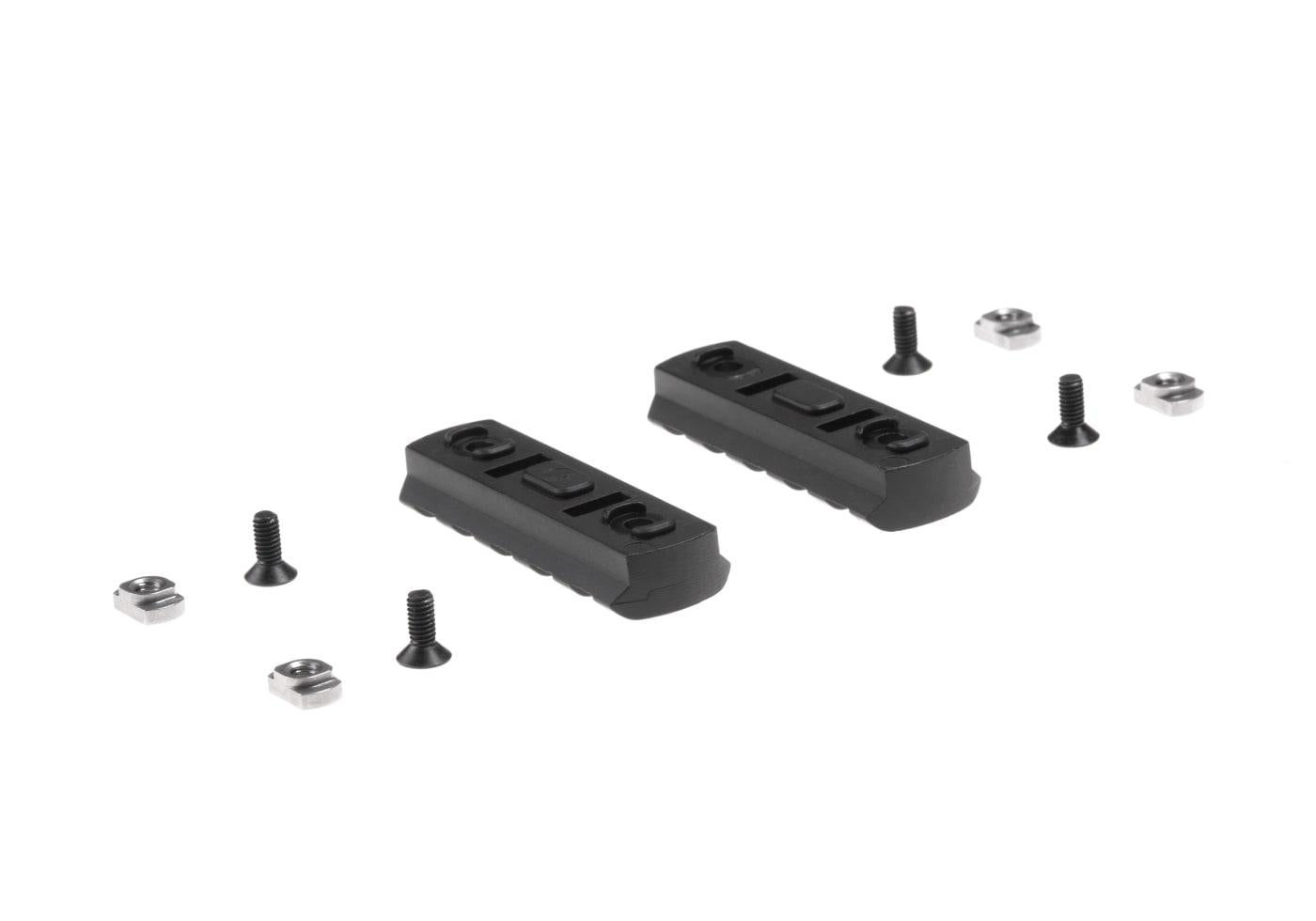 Ares 2.5 Inch M-LOK Rail 2-Pack Black