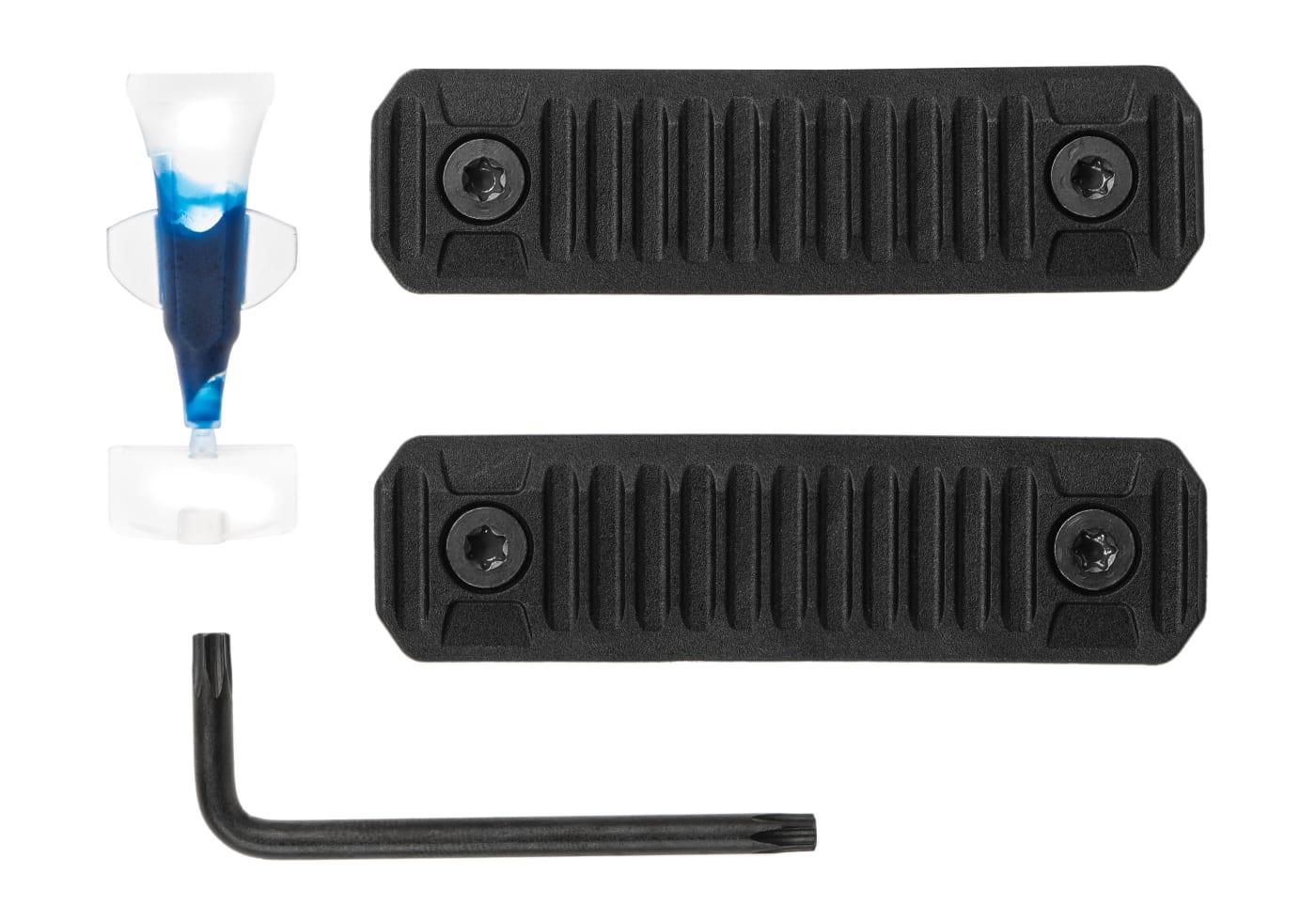 Strike Industries M-Lok Cable Management Rail Covers Long 2pcs Black