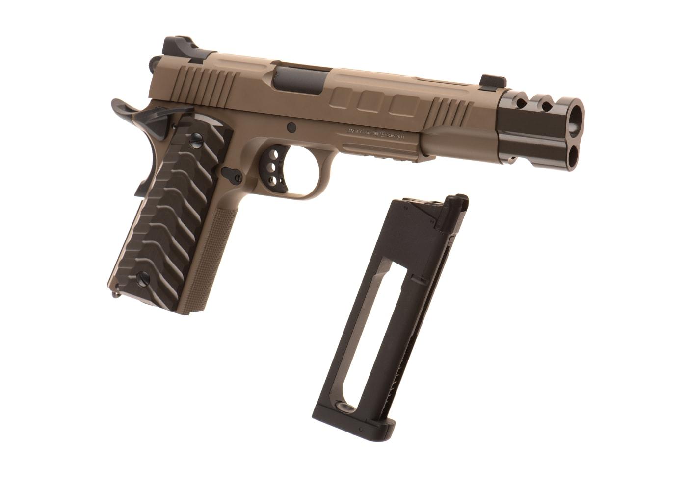 KJW KP-16 Full Metal Co2 Pistol Tan