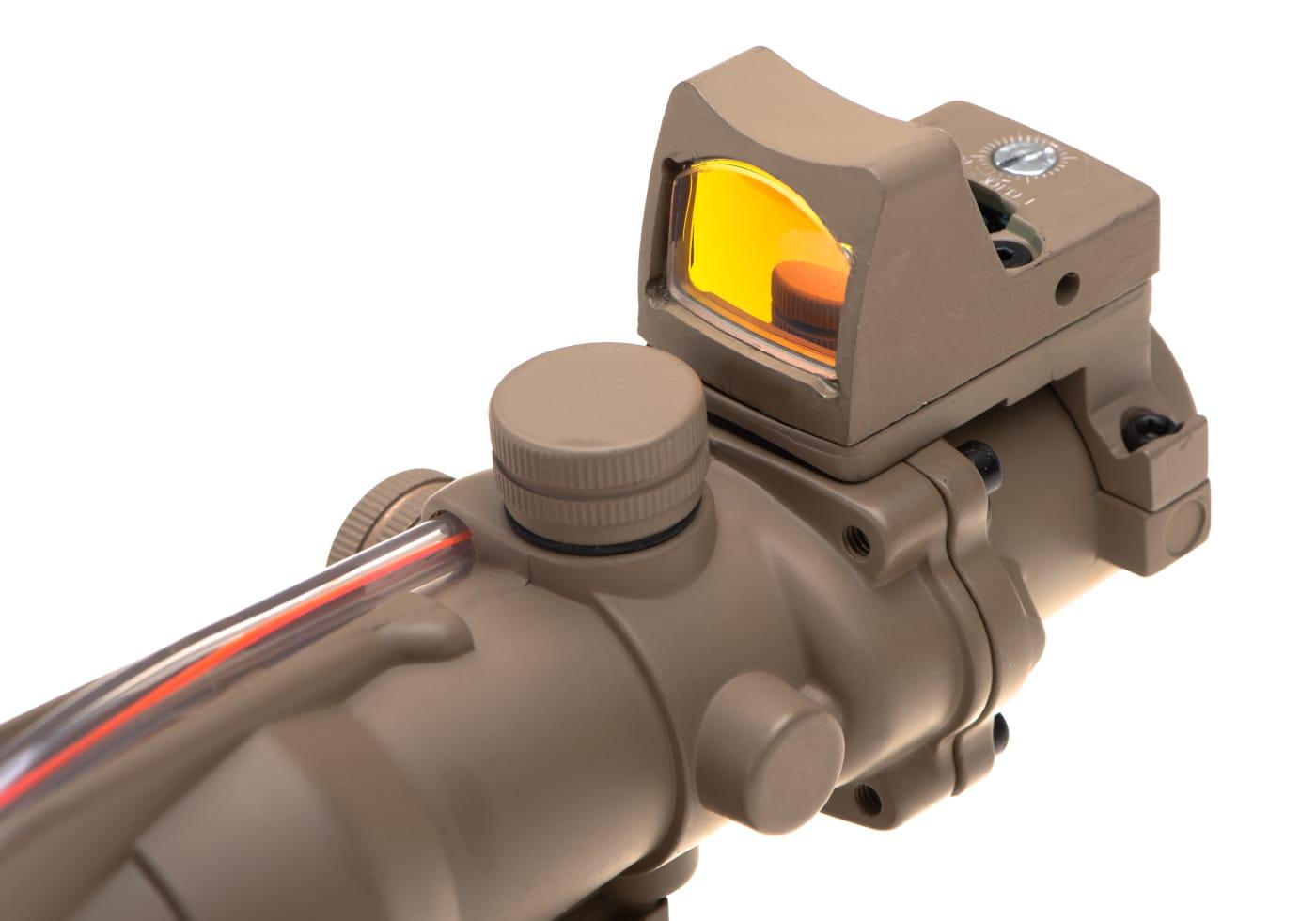 Aim-O 4x32C Combo Combat Scope Fiber Desert