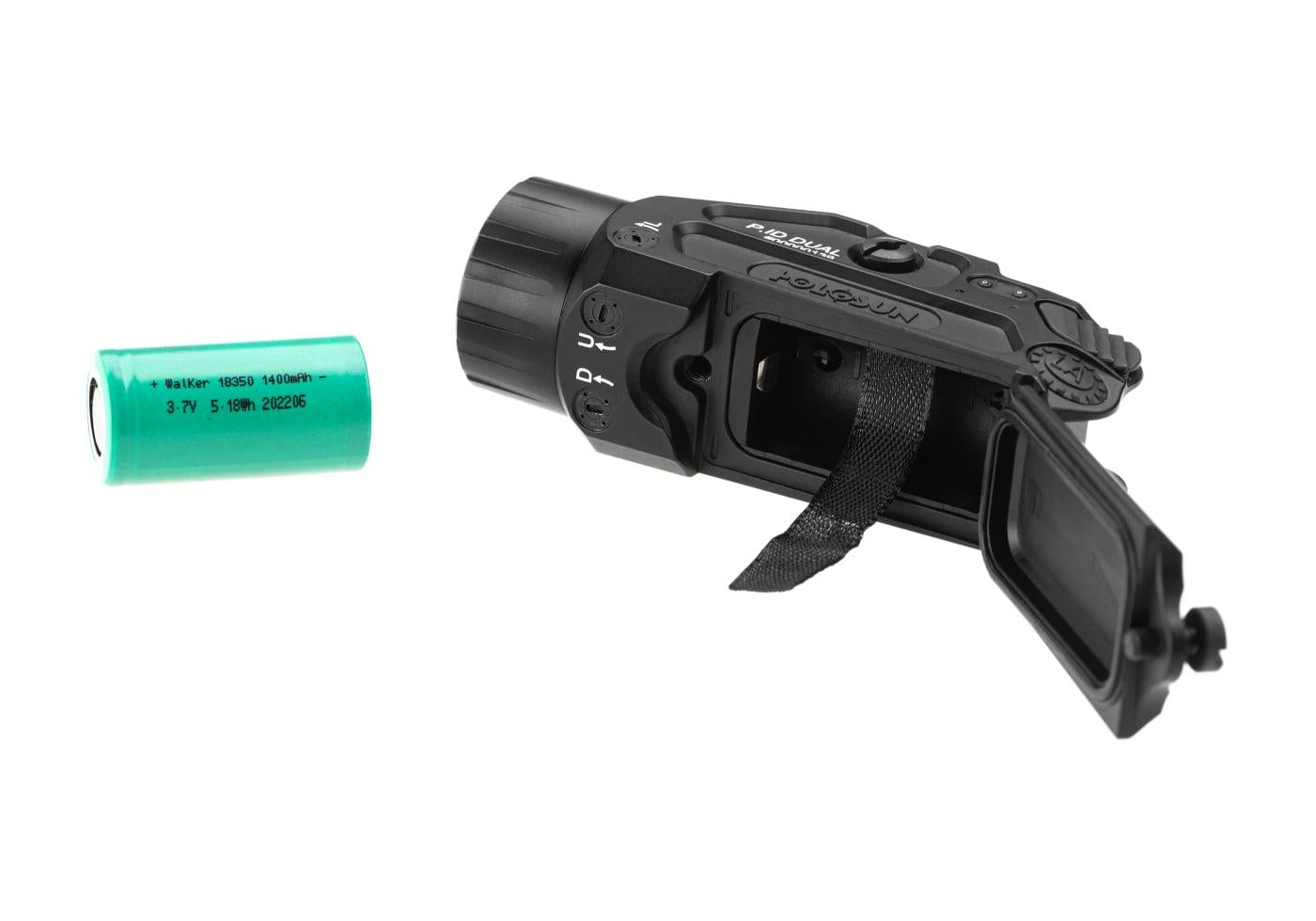 Holosun P.ID Dual Pistol Flashlight / Green + IR Laser Black